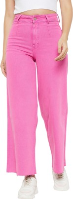 MADAME Flared Women Pink Jeans