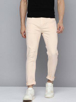 Mast & Harbour Skinny Men Beige Jeans