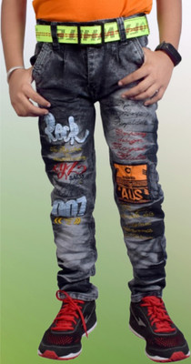 Laahsuak Regular Boys Black, Grey Jeans