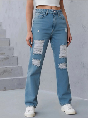 AA-HA! Regular Women Light Blue Jeans