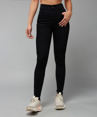 DOLCE CRUDO Skinny Women Black Jeans