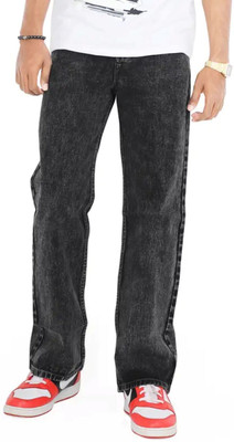 Jeancherry Loose Fit Men Grey Jeans