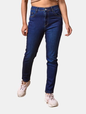 Lyra Tapered Fit Women Dark Blue Jeans