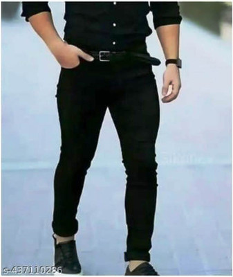 ANZ CREATION Regular Men Black Jeans
