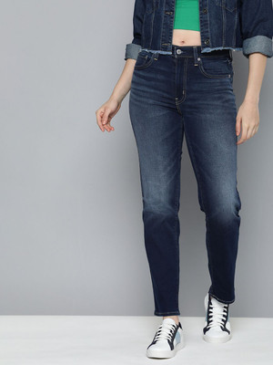 LEVI'S Straight Fit Women Blue Jeans