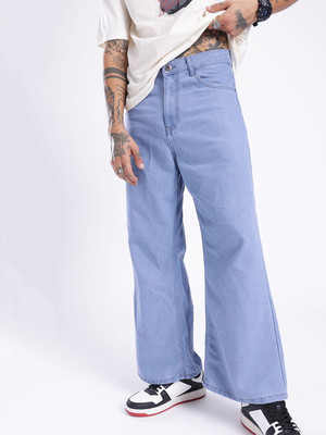 Glitchez Boot-Leg Men Blue Jeans