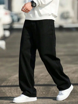 comfits Loose Fit Men Black Jeans