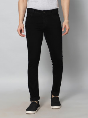 RJ Jeans Slim Men Black Jeans