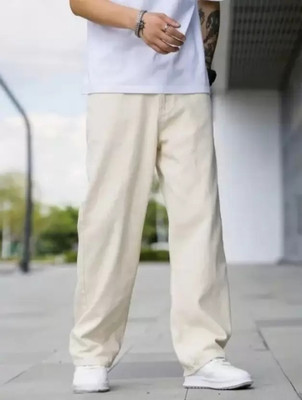 FashionForward Straight Fit Men Beige Jeans