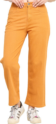 zayla Relaxed Fit Women Orange Jeans