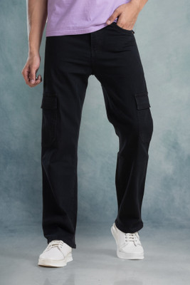 Marsh-X Relaxed Fit Men Black Jeans