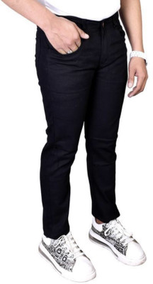 fashionatractio Jogger Fit Men Black Jeans