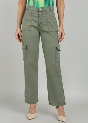 Nifty Relaxed Fit Women Light Green Jeans