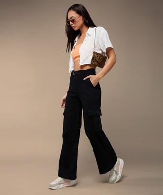 Roadster Flared Women Black Jeans