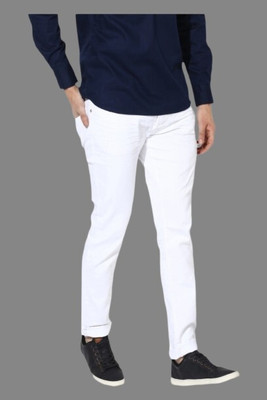 CABRRR Slim Men White Jeans
