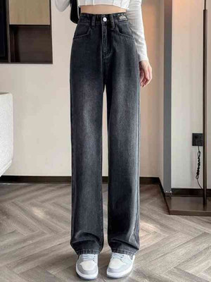 ristey Boyfriend Women Black Jeans