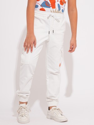 Jack & Jones Junior Jogger Fit Boys White Jeans