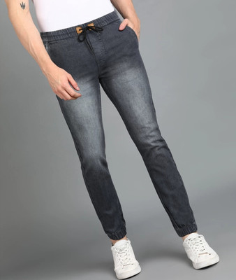 HOC Jogger Fit Men Dark Grey Jeans