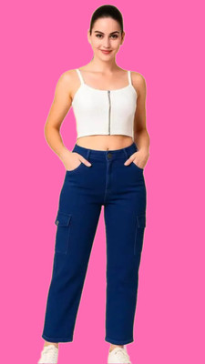 shri sanmati enterprises Straight Fit Women Blue Jeans