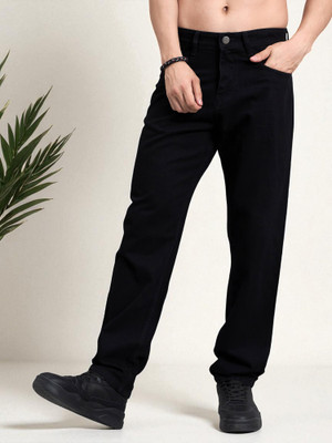STUDIO NEXX Loose Fit Men Black Jeans