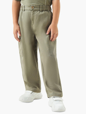 JUNIORS by Babyshop Regular Baby Boys Green Jeans