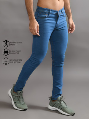 Lzard Slim Men Light Green Jeans