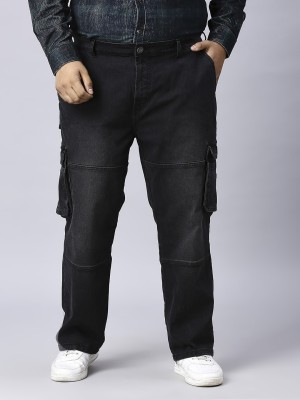 Turning Blue Relaxed Fit Men Black Jeans