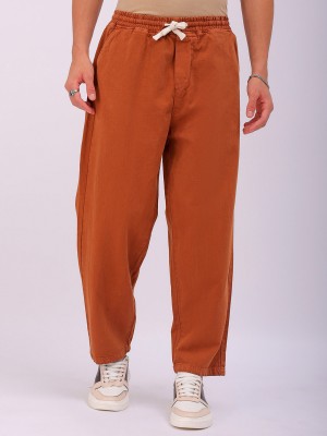 The Indian Garage Co. Loose Fit Men Brown Jeans