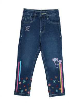 Ywee Slim Girls Dark Blue Jeans