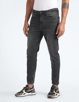 FLYING MACHINE Tapered Fit Men Black Jeans