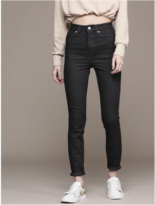 O'Mine Slim Women Black Jeans