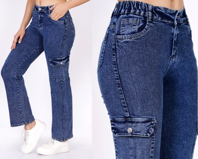 TAANIINDUSTRIES Straight Fit Women Light Blue Jeans