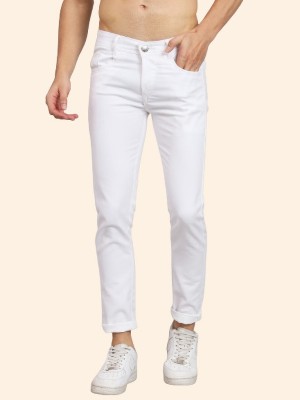 RASSO Slim Men White Jeans