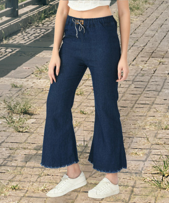 DenimStory Flared Women Light Blue Jeans