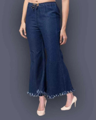 Bhatla Enterprise Flared Women Light Blue Jeans