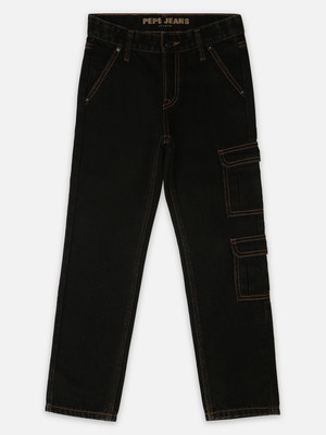Pepe Jeans Relaxed Fit Boys Black Jeans