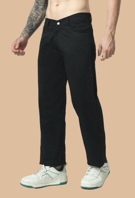 comfits Loose Fit Men Black Jeans