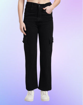 Roadster Straight Fit Women Black Jeans