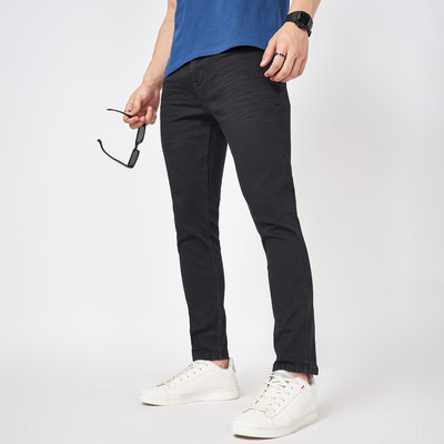 SF Jeans by Pantaloons Slim Men Black Jeans
