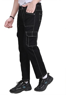 itup Regular Men Black Jeans