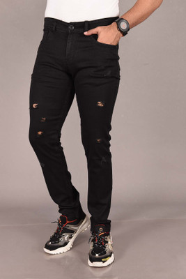 A Flash Regular Men Black Jeans