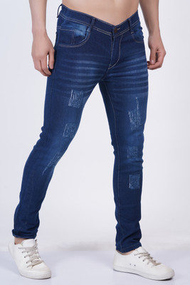 Fader Slim Men Blue Jeans