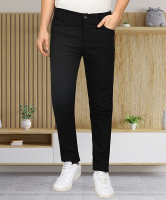 RusticBlooms Slim Men Black Jeans