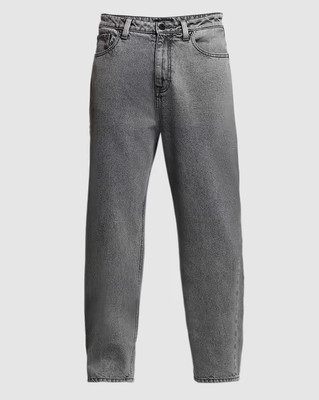 LUMINOIRE Loose Fit Men Grey Jeans