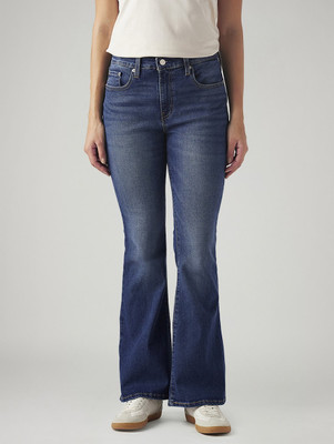 LEVI'S Flared Women Blue Jeans