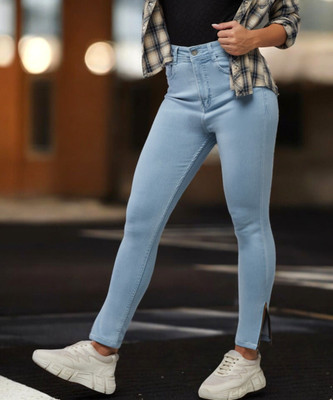 DOLCE CRUDO Skinny Women Light Blue Jeans