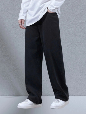 DYENE Loose Fit Men Black Jeans