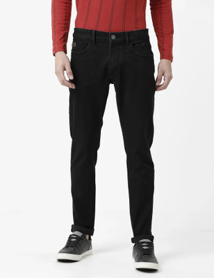 WROGN Tapered Fit Men Black Jeans
