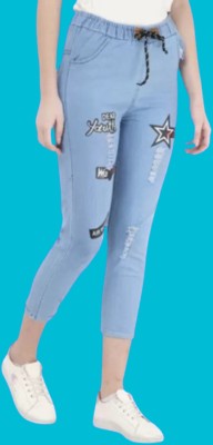 Puuja Tapered Fit Women Blue Jeans