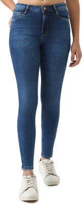 Kraus Jeans Women High-Rise Skinny Fit Jeans Skinny Women Blue Jeans